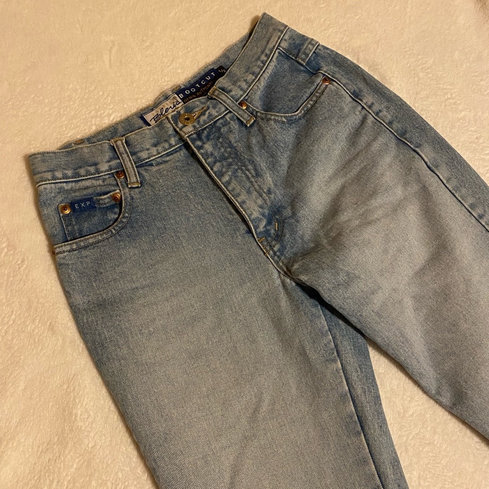 bootcut low waist jeans